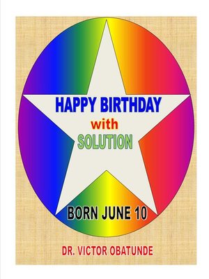 cover image of BORN JUNE 10
